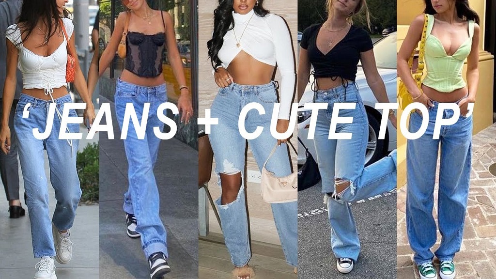 How do you make a denim jacket look cute