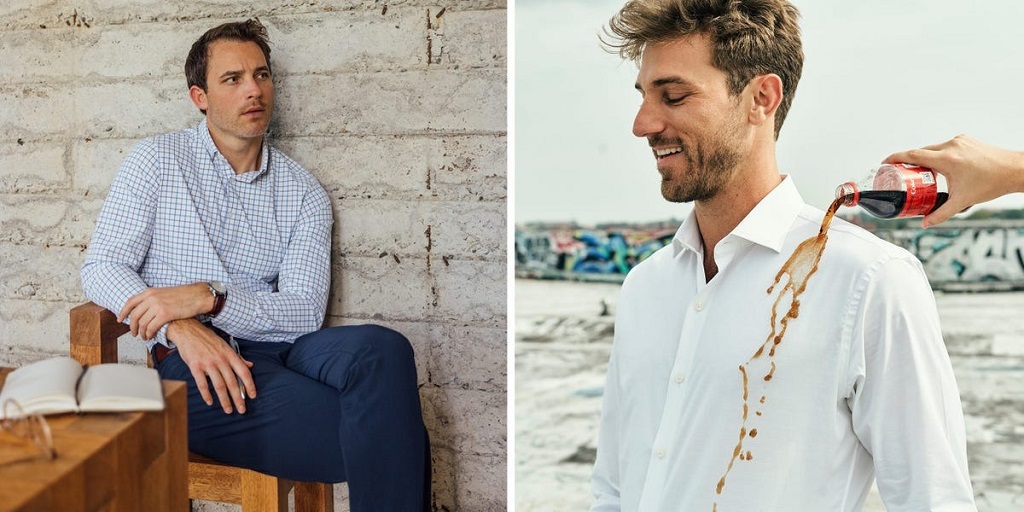Why do people wear button-down shirts