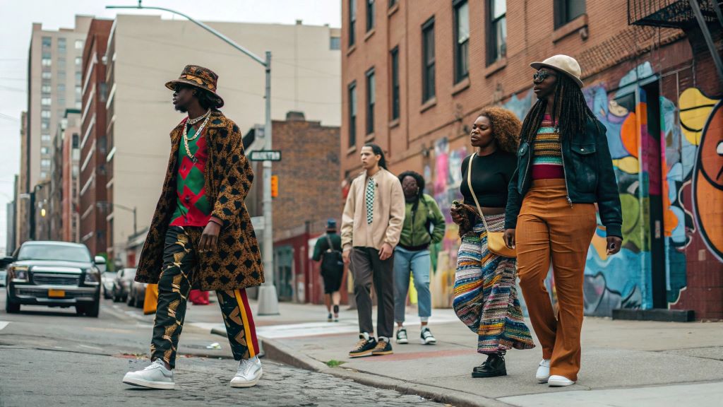 Men's jersey streetwear outfit